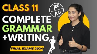 Class 11 Full English Grammar  Writing Revision  All Topics Covered  Exam Special 2024 [upl. by Salesin]