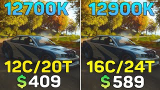 i7 12700K vs i9 12900K  10 Games Benchmark Test [upl. by Leasa]