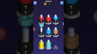 Colors nut Bolt Game Level 10 By Gaff Bb gaming shorts [upl. by Eniamsaj124]