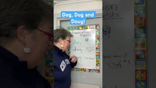 Pronunciation of Dog Dug and Doug pronunciation English practiceenglish speakenglish dog [upl. by Yenohtna]