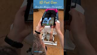 3D Foot Scan for Orthotics  Brandon Maggen Chiropodist [upl. by Haliek933]