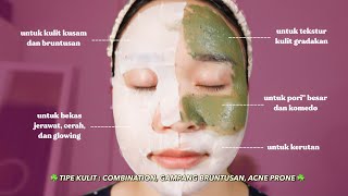 Masker Wajah Terbaik combination skin [upl. by Aihsei340]