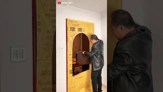 New Automatic Curtain 🤯Carriage House wooden artist ll cartoon shortvideo [upl. by Assenat]