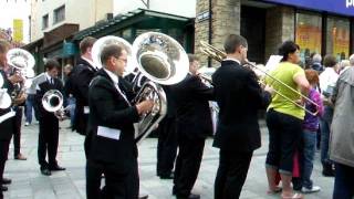 Backworth Colliery Band play Slaidburn at Durham Miners Gala 9 July 2011 [upl. by Erick227]