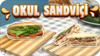 Okula Götürebileceğiniz 5 Kolay Sandviç Tarifi 🌮 [upl. by Ashjian]