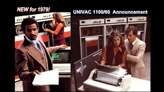 Sperry Univac 110060 Mainframe Computer announcement 1979 Unisys history [upl. by Estrella]