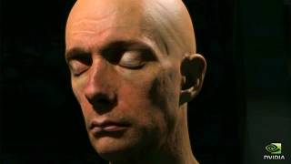 Nvidias Human Head Model 2007  Advanced CGI skin HD [upl. by Nosnarb]