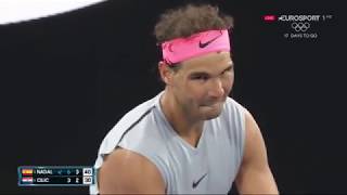 Nadal vs Cilic  Australian Open 2018 QF EXTENDED Highlights HQ [upl. by Ahsaek]