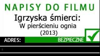 Polskie napisy do filmu Igrzyska śmierci W pierścieniu ognia 2013 [upl. by Aldridge]