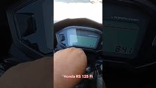 digital speedometer Honda RS 125 Fi [upl. by Nhguavoj]