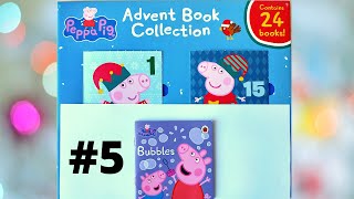 Reading Peppa Pig Advent Calendar 2020 Book Collection Day 5  Bubbles  Count Down to Christmas [upl. by Bj]