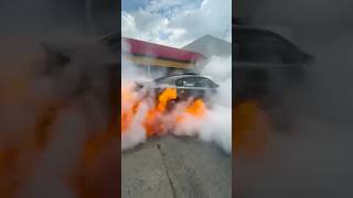 FUEGOO EN LOS FRENOS😱🔥🔥chargersrt srt fuego automobile [upl. by Sungam734]