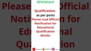 GPSC Recruitment 2024 Seed Officer Class 2 GSSCL Vacancies shortsvideo [upl. by Rezzani]