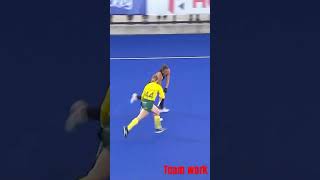 HOCKEY TEAM WORK 🔥🏑😦 GOOD GOAL fieldhockey hockeyindia eurohockey shorts FIHhockeycards [upl. by Kessler]