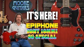 Just Released Epiphone Tony Iommi SG Special [upl. by Akimot]