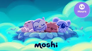 Close Your Eyes SleepyPaws amp More – 15 Hour Bedtime Stories Compilation  Moshi Kids [upl. by Germayne]