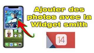 Comment utiliser Widgetsmith et mettre une photo en widget sur iPhone iOS 14 [upl. by Nedarb242]