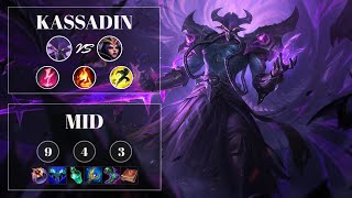 League of Legends Kassadin Mid Vs LeBlanc [upl. by Noroj]