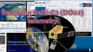 Receiving DelfiC3 DO64 telemetry [upl. by Limbert663]