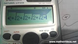 Pi Approximation Trick  Calculator  Derived Using Pythagorass Theorem [upl. by Kendra]