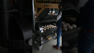 PitmasterX Offset Smoker biscuit test [upl. by Gerianna]