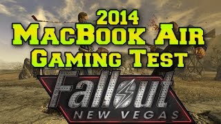 2014 MacBook Air Gaming Test Fallout New Vegas [upl. by Haeckel]