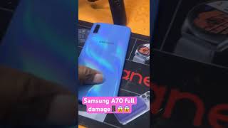 Samsung A70 full damage samsung a70 creaked samsung a70 screen damagemobilerepair superphone [upl. by Alimak]