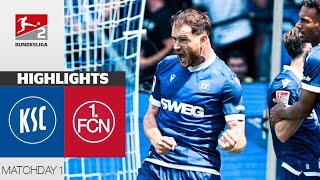 Karlsruher SC  1 FC Nürnberg  32  HIGHLIGHTS  2 Bundesliga 20242025 [upl. by Sral]