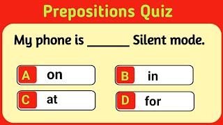 English Grammar Practice English Prepositions English Grammar [upl. by Dahlstrom]