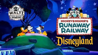 Mickey amp Minnies Runaway Railway 2024  Disneyland California  4K FULL RIDE POV [upl. by Radmilla]