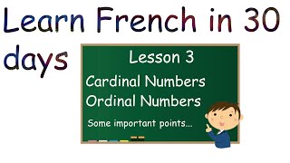 LEARN FRENCH IN 30 DAYS  LESSON 3 [upl. by Koller903]