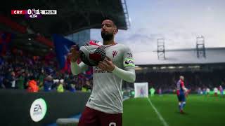 Gameplay FC 24  Crystal Palace vs Manchester United  Premier League  20242025 [upl. by Dranal384]