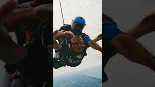 First Skydive Highlight One skydiving skydive tandemjump chicago windycity [upl. by Narcho939]