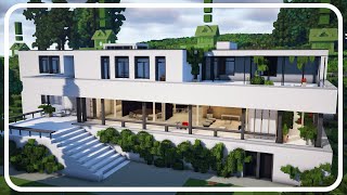 Modern Mansion TOUR  Minecraft Recreation of Vila Tugendhat [upl. by Anette]