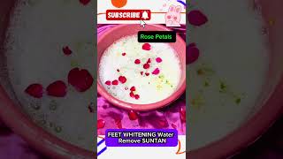 FEET WHITENING  Remove SUNTAN shorts shortvideo pedicure slviki slvikimedia [upl. by Lesiram]