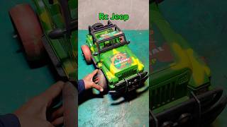 Mini Rc Jeep Car rccar shorts dcmotor car jeep [upl. by Nagaek]