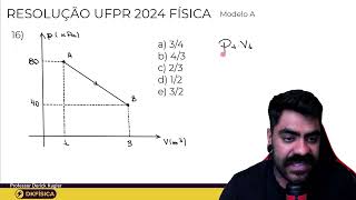 RESOLUÇÃO FÍSICA UFPR 2024 [upl. by Romilly]