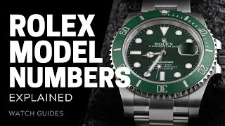 Rolex Reference Numbers Explained  SwissWatchExpo [upl. by Eeloj895]