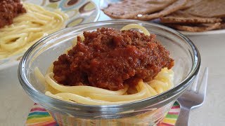 DELICIOSA SALSA BOLOGNESE  comida para niños Hecho x Mama [upl. by Annayd589]