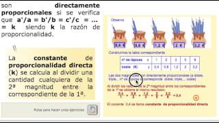 Cálculo de la constante de proporcionalidad directa [upl. by Jennica]