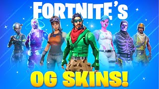 25 Fortnite Skins ONLY OGs Own [upl. by Accebar82]