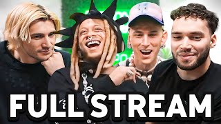 Adin Ross amp MGK amp Trippie Redd amp XQC Full Stream [upl. by Suruat]