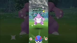 Fully Evolved Wild Spawn Nidoking But Sad in pokemongo [upl. by Moazami]