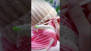 Beautiful baby cap for winter warm👌👌 😍😍 DIY Crochet a baby hat I am a New Crochet Beginner [upl. by Latif]