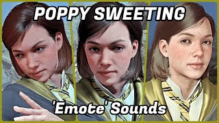 Hogwarts Legacy  Poppy Sweeting Emote Sounds [upl. by Eslehc207]