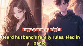 Engagement night Heard husbands family rules Fled in panic [upl. by Honan203]