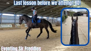 Dressage lesson Vlog  back to Writtle for some training [upl. by Aramen]