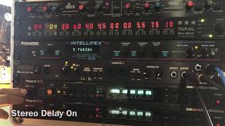 6U Rack System Mesa Boogie Triaxis Rocktron Intellifex Roland SDE3000 [upl. by Hummel]