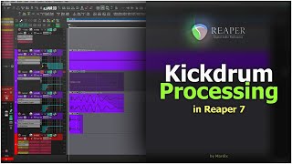 reaper7  Kickdrum processing in Reaper 7  electronicmusicproduction [upl. by Hashum]