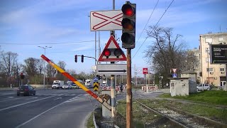 Spoorwegovergang Pančevo Панчево SRB  Railroad crossing  Железнички прелаз [upl. by Hamfurd]